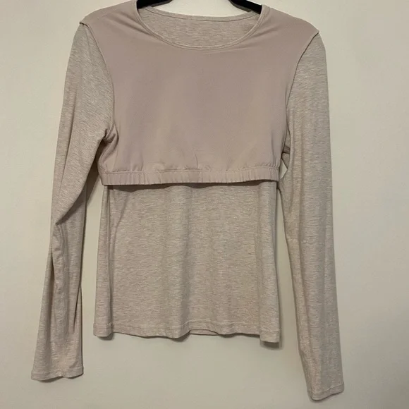 Yogalicious Heavenly Rib Kathleen Full Length Long Sleeve Top - Picture 3 of 5